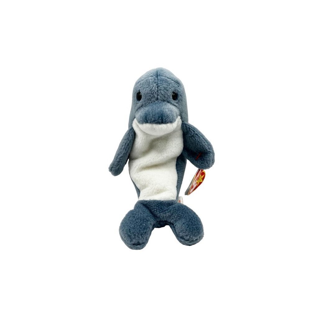 VINTAGE Original TY Echo Dolphin Beanie Baby 1996 Collectable